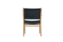 Load image into Gallery viewer, Zen Close Weave Outdoor Dining Chair - Black - Boho Bliss