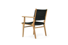 Load image into Gallery viewer, Zen Close Weave Outdoor Dining Chair - Black - Boho Bliss