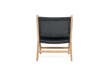 Load image into Gallery viewer, Zen Close Weave Outdoor Lazy Armchair - Black - Boho Bliss