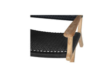 Load image into Gallery viewer, Zen Close Weave Outdoor Lazy Armchair - Black - Boho Bliss