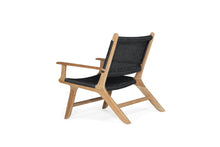 Load image into Gallery viewer, Zen Close Weave Outdoor Lazy Armchair - Black - Boho Bliss