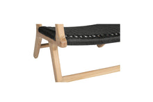 Load image into Gallery viewer, Zen Close Weave Outdoor Lazy Armchair - Black - Boho Bliss