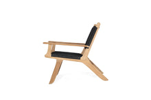 Load image into Gallery viewer, Zen Close Weave Outdoor Lazy Armchair - Black - Boho Bliss