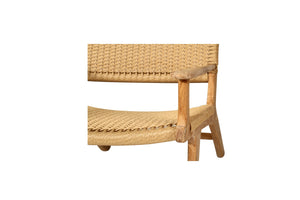 Zen Close Weave Outdoor Lazy Armchair - Sand - Boho Bliss
