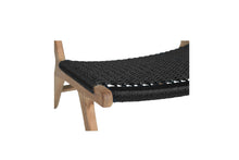 Load image into Gallery viewer, Zen Close Weave Outdoor Lazy Dining Chair - Black - Boho Bliss