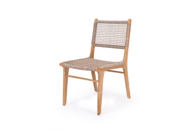 Zen Dining Chair - Washed Grey - Boho Bliss