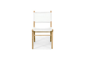 Zen Dining Chair - White - Boho Bliss