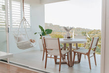 Load image into Gallery viewer, Zen Dining Chair - White (Close Weave) - Boho Bliss
