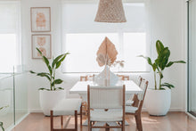 Load image into Gallery viewer, Zen Dining Chair - White (Close Weave) - Boho Bliss
