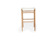 Load image into Gallery viewer, Zen Outdoor Backless Bar Stool - White - Boho Bliss