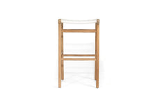 Load image into Gallery viewer, Zen Outdoor Backless Bar Stool - White - Boho Bliss