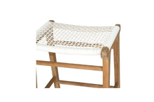 Load image into Gallery viewer, Zen Outdoor Backless Bar Stool - White - Boho Bliss