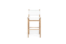 Load image into Gallery viewer, Zen Outdoor Bar Stool - White - Boho Bliss