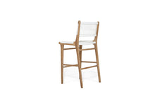 Load image into Gallery viewer, Zen Outdoor Bar Stool - White - Boho Bliss
