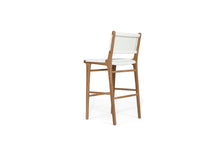 Load image into Gallery viewer, Zen Outdoor Close Weave Bar Stool - White - Boho Bliss
