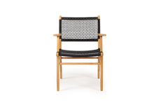 Load image into Gallery viewer, Zen Outdoor Dining Chair - Black - Boho Bliss