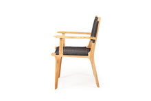 Load image into Gallery viewer, Zen Outdoor Dining Chair - Black - Boho Bliss