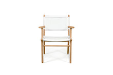 Load image into Gallery viewer, Zen Outdoor Dining Chair - White - Boho Bliss