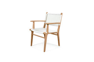 Zen Outdoor Dining Chair - White - Boho Bliss