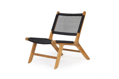 Zen Outdoor Lazy Armchair - Black - Boho Bliss