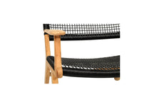 Load image into Gallery viewer, Zen Outdoor Lazy Armchair - Black with Arms - Boho Bliss