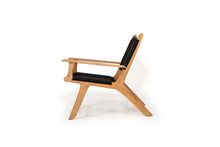 Load image into Gallery viewer, Zen Outdoor Lazy Armchair - Black with Arms - Boho Bliss
