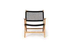 Load image into Gallery viewer, Zen Outdoor Lazy Armchair - Black with Arms - Boho Bliss