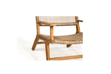 Load image into Gallery viewer, Zen Outdoor Lazy Armchair - Washed Grey with Arms - Boho Bliss