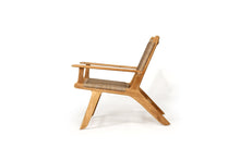 Load image into Gallery viewer, Zen Outdoor Lazy Armchair - Washed Grey with Arms - Boho Bliss