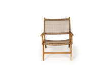 Load image into Gallery viewer, Zen Outdoor Lazy Armchair - Washed Grey with Arms - Boho Bliss