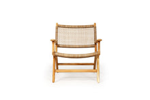 Load image into Gallery viewer, Zen Outdoor Lazy Armchair - Washed Grey with Arms - Boho Bliss