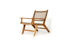 Load image into Gallery viewer, Zen Outdoor Lazy Armchair - Washed Grey with Arms - Boho Bliss