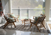 Load image into Gallery viewer, Zen Outdoor Lazy Armchair - Washed Grey with Arms - Boho Bliss