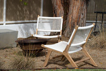 Load image into Gallery viewer, Zen Outdoor Lazy Armchair - White - Boho Bliss