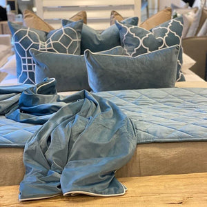 Allure Comforter - Ocean Blue - Boho Bliss