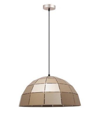 Armos Tiled Dome Pendant - Champagne Gold - Boho Bliss