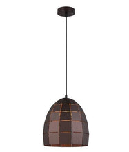 Load image into Gallery viewer, Armos Tiled Wine Glass Pendant - Coffee - Boho Bliss