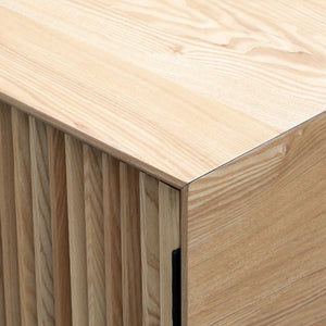 Asher Entertainment Unit 2m - Natural Ash Veneer - Boho Bliss