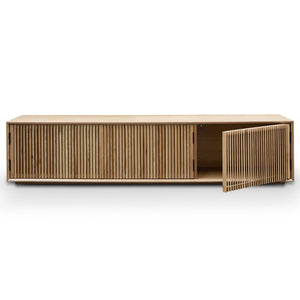 Asher Entertainment Unit 2m - Natural Ash Veneer - Boho Bliss