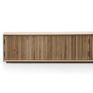 Asher Entertainment Unit 2m - Natural Ash Veneer - Boho Bliss