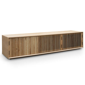 Asher Entertainment Unit 2m - Natural Ash Veneer - Boho Bliss
