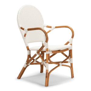 Bistro Chair - All White Weaving - Boho Bliss