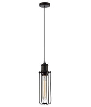 Load image into Gallery viewer, Beckband Tubular Pendant Light - Black - Boho Bliss