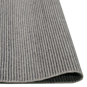 Bohemian Ribbed Rug 250x300 - Steel - Boho Bliss