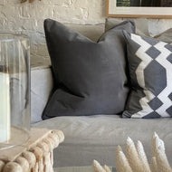 Bondi Cushion Cover - Grey - Boho Bliss