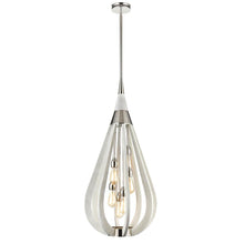 Load image into Gallery viewer, Bonita Large Tear Drop Pendant Light - Winter Moss - Boho Bliss