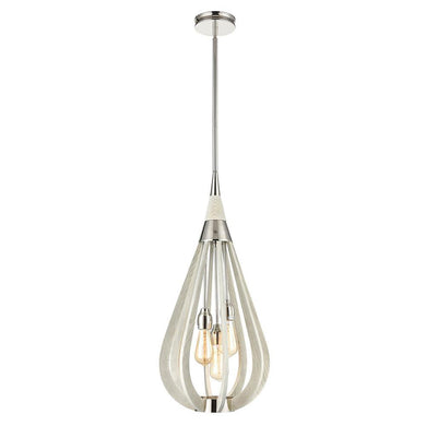 Bonita Medium Tear Drop Pendant Light - Winter Moss - Boho Bliss