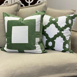 Brighton Cushion Cover - Olive - Boho Bliss