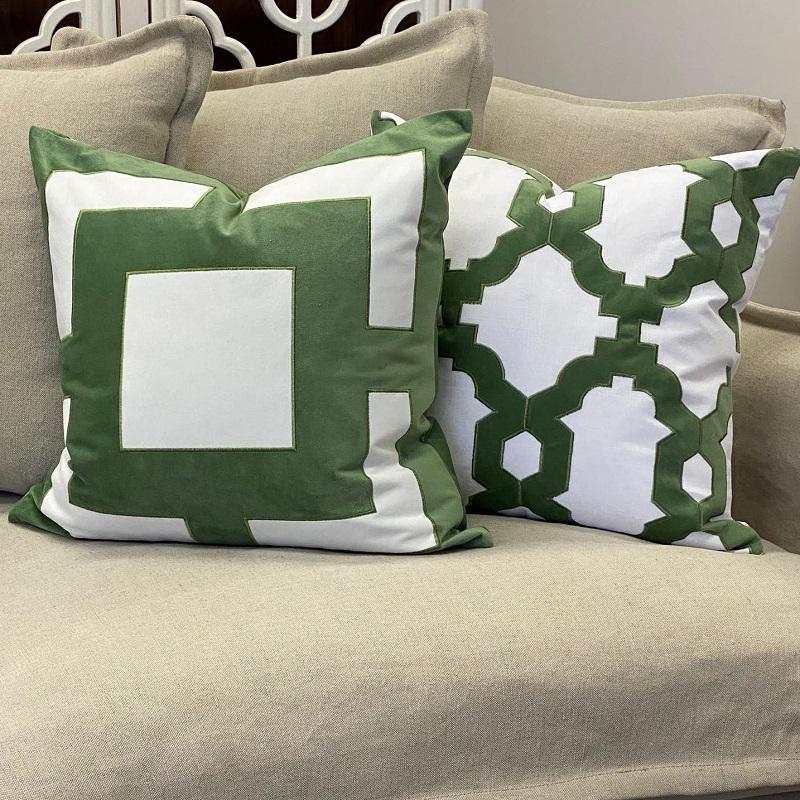 Brighton Cushion Cover - Olive - Boho Bliss