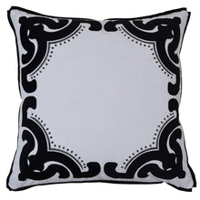 Load image into Gallery viewer, Bronte Cushion Cover - Black - Boho Bliss